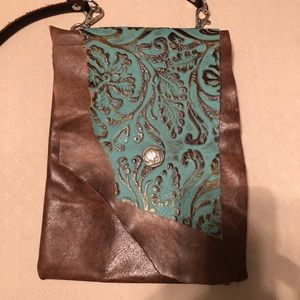 Handmade leather purse
